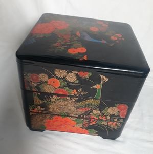 Beautiful peacock organizer storage  box
